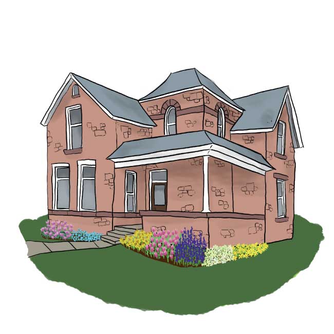 Gabby and Mother's (Nellie Nelson) Home in Merryville